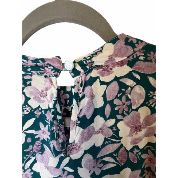 Polago Green and Purple Floral Dress - Size XXXL - Picture 13 of 14